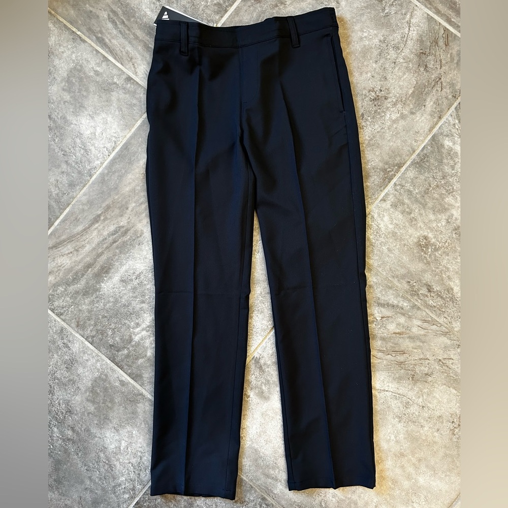 NWT Adidas Boys Golf Pant Size M (11/12) Black - Picture 3 of 5